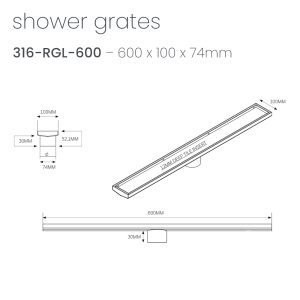 Alternative view of 316-BB-RGL-600-74