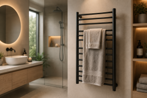 why heated towel rails are becoming essential in modern australian bathrooms
