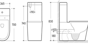 Alternative view of Round Opal  Toilet suites (Double Glazed)