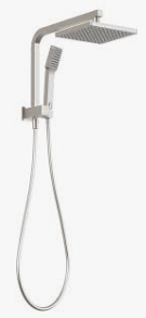 Elance Square 2 in 1 Twin Shower 100109BN