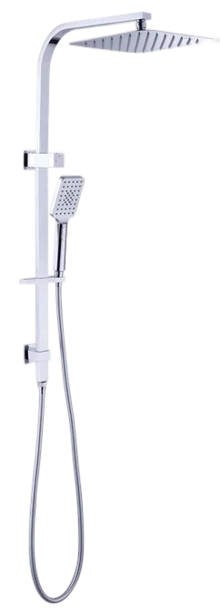 Elance Square Twin Shower Shower 100108-5 CH
